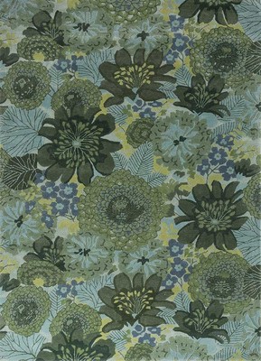 Neue Farbe Sea Mist grün/jägergrün handgetufteter Design-Teppich aus Wolle un...