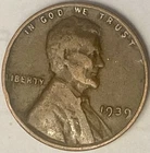 1939-P 1C BN Lincoln Wheat Cent 31526