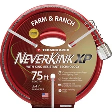 Teknor Apex 9844-75 Neverkink PRO Red Water Hose 3/4 Dia. in. x 75 L ft.