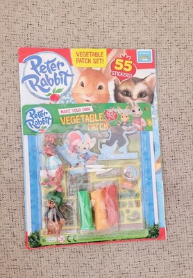 New Cbeebies Peter Rabbit Magazine + Veggie Patch Set Issue 80 Dec 20 Christmas