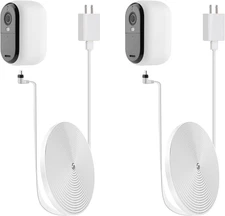 2 Pack 20ft/6m Power Cable and Adapter for Arlo Essential Wireless Security C...