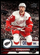 2017-18 Upper Deck #68 Luke Glendening Detroit Red Wings Hockey Card