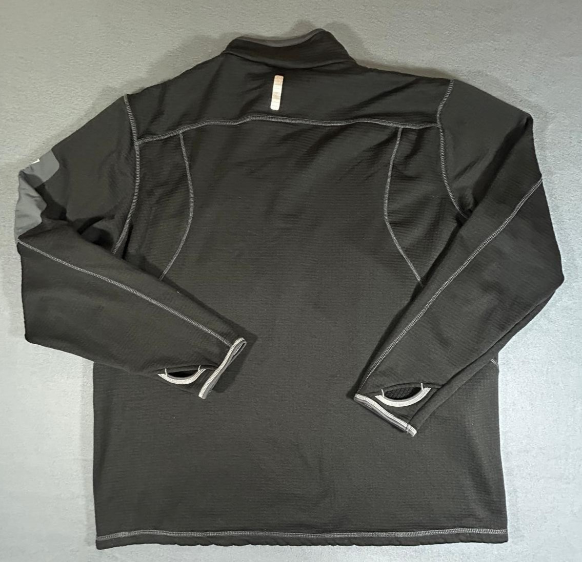 1/4 Zip Microfleece Pullover Black  Size XL Avala… - image 8