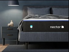 Nectar Memory Foam Mattress   Twin XL   Sanitized  Recompacted   Free Shipping