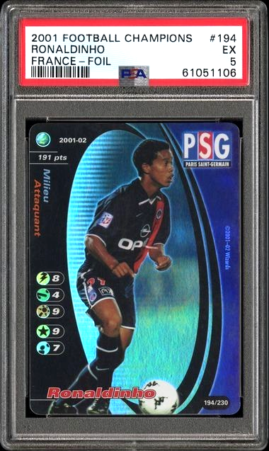 2001 Wotc Football Champions - France Ronaldinho #194 Foil for