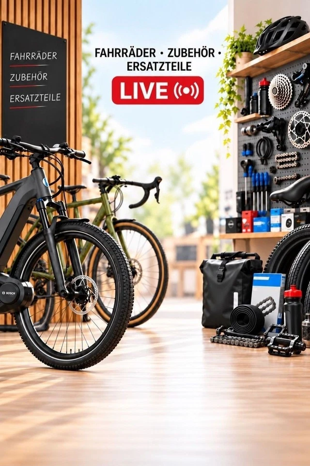 Fahrräder, Bike-Zubehör & Ersatzteile LIVE