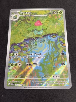 Ivysaur 167/165 Pokemon TCG SV: Scarlet & Violet 151 IR Full Art