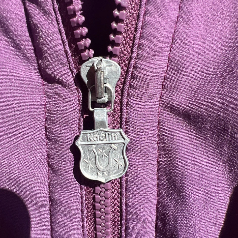 De Colección Kaelin Traje de Pista 2 Piezas Mujer Cremallera Puño Jogger Pantalones Talla L PÚRPURA Foto 4 de 4