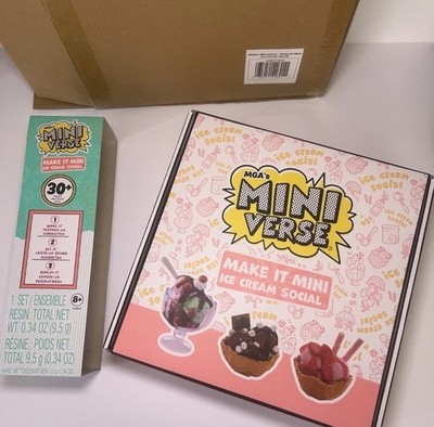 MGA's Miniverse Make It Mini Food/Ice Cream Social BRAND NEW!