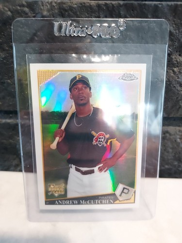 Andrew McCutchen [Refractor] #213 2009 Topps Chrome card