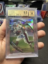 1997 Bowman's Best Autographs Refractors #125 Warrick Dunn RC BGS 9.5