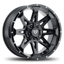 Rock Forged Ff88 Wheels 20x10 -19 5x139.7 78.1 Black Rims Set Of 4 Rock Forged Ff88 Wheels 20x10 -19 5x139.7 78.1 Black Rims Set Of 4