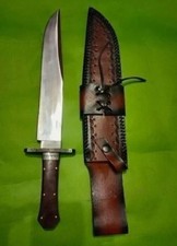 Custom Handmade Alamo Musso Bowie Knife Carbon Steel Hunting Survival Knife
