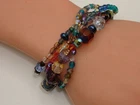 RARE HOLLY YASKI KALEIDOSCOPE SWAROVSKI CRYSTAL BRACELET!