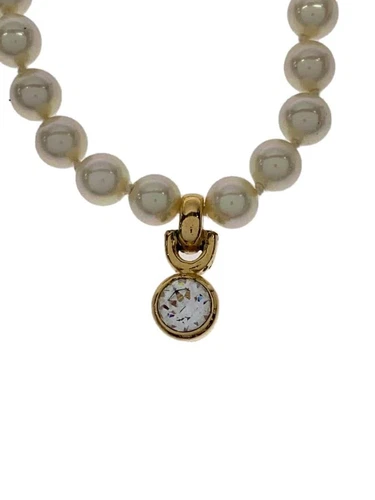 Collana donna Christian Dior placcata oro usata