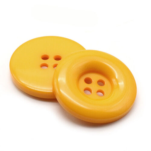 10x DIY Round Resin Sewing Buttons 4-Hole Overcoat Trench Coat Button Clothing - Picture 27 of 30