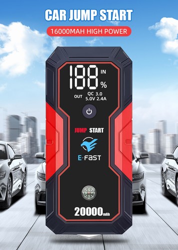 12V Car Jump Starter Battery Booster Phone Wireless Charger Power Bank AU - Picture 6 of 8