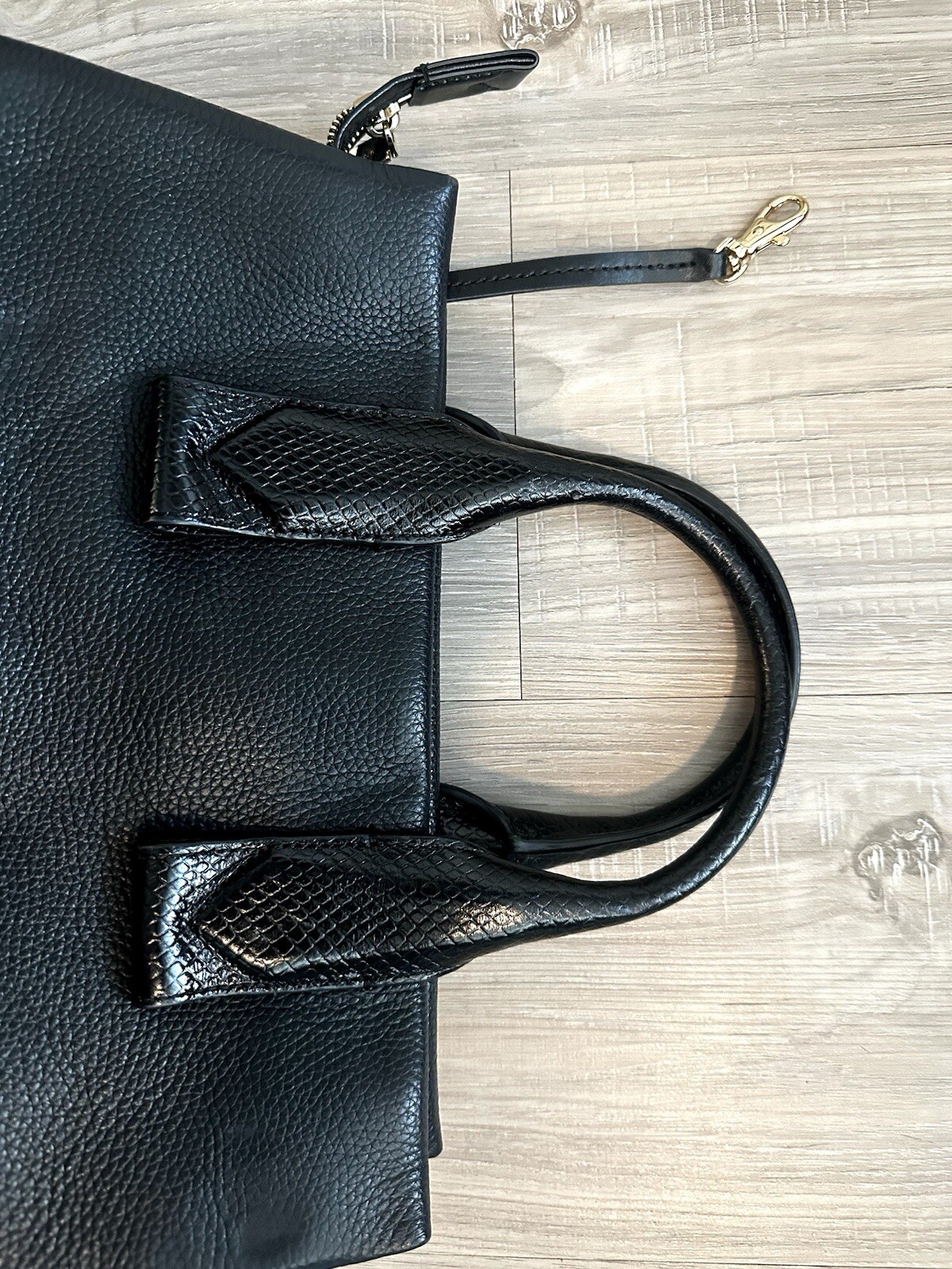 MICHAEL KORS ROLLINS LARGE PYTHON EMBOSSED SATCHE… - image 12