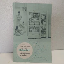 Vtg SC MCM Sextons buchanan Michigan Hotpoint freezer refrigerator 1959