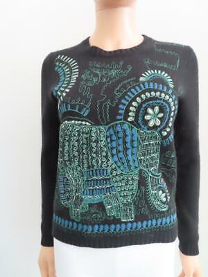 Christian Dior Elephant Embroidered Cruise 2020 Sweater F 34/US 2 $2,200