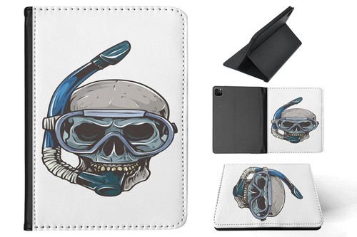 CASE COVER FOR APPLE IPAD|SKULL SCUBA DIVER - 第 1/55 張圖片