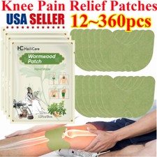 12 360x Knee Relief Patches Sticker Joint Pain Wormwood Ache Plaster Pad Health