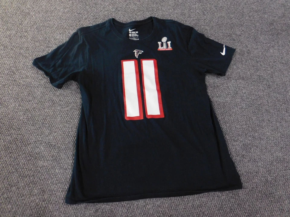 Camisa Atlanta Falcons Grande Para Hombre Nike Super Bowl Julio Jones Clásica Foto 4 de 4