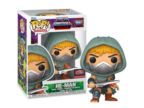 Funko Pop! HE-MAN #1661 MOTU/TMNT 2025 TARGETCON-NEW Exc Cond Pkg/Fig FREE SHIP