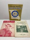 Vintage Lot Of 3 Sheet Music Song Books