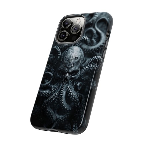 Black Ink Skull Octopus - Phone Case for iPhone, Galaxy, Pixel - 第 83/281 張圖片