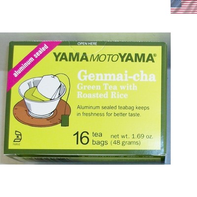 Genmai-Cha Green Tea with Roasted Rice - 48 Premium Tea Bags (3 Pack)