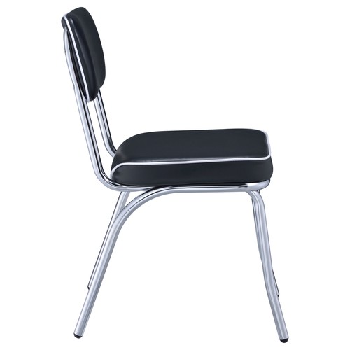 Coaster Retro Upholstered Dining Side Chair (Set of 2)  -  2066 - 2450R - Picture 12 of 26