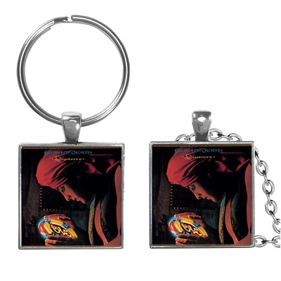 ELO Discovery Album Cover Image Keychain or Necklace Rock and Roll Jewelry