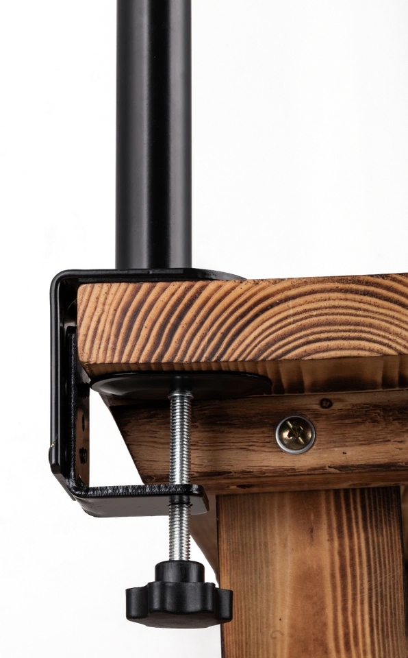 Dual Monitor Desktop Mount Stand Fully Adjustable Screens 13"-27" 25LBS Desk - Image 4 of 4