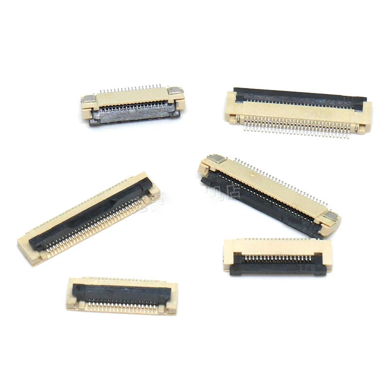 FFC/FPC Connector 0.5mm Pitch 4/6/8/9/10/12/14/16/18/20-60Pin TOP/BOTTOM Contact - Image 3 of 4