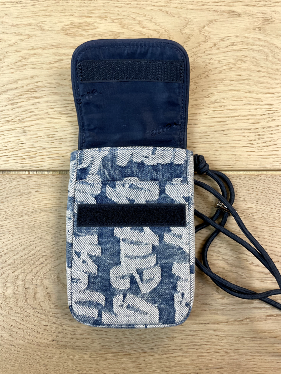 SUPREME FAT TIP JACQUARD DENIM NECK POUCH/ BLUE / OS/ SS22