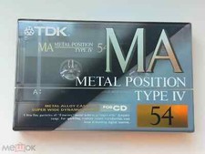 TDK MA 54 Tape Cassette SEALED Japan Market