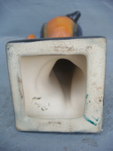 RRR RARE Antique Vintage Porcelain Ceramic Parrot - Picture 5 of 9