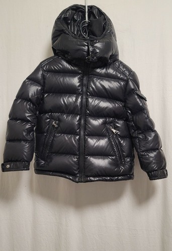 Moncler Little Kid's & Kid's Maya Down Puffer Jacket Size 4 Black $720 - Picture 3 of 12