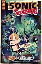 SONIC The HEDGEHOG Comic Book IDW 30th Anniversary TAILS  Cover B  Bagged  NEW