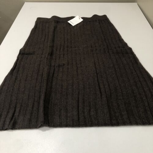Quince Mongolian Cashmere Midi Skirt Brown Size XL - 第 1/5 張圖片