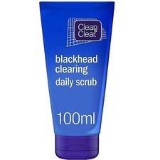 CLEAN  CLEAR, Daily Facial Scrub, Blackhead Clearing, 100ml