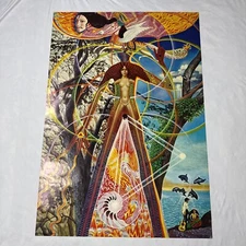 Abdul Mati Klarwein - 1974 Poster - “Astral Body Awake“ -  Wizard & Genius