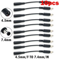 10PC DC Power Charger Converter Adapter Cable 7.4mm To 4.5mm For Dell small Tips