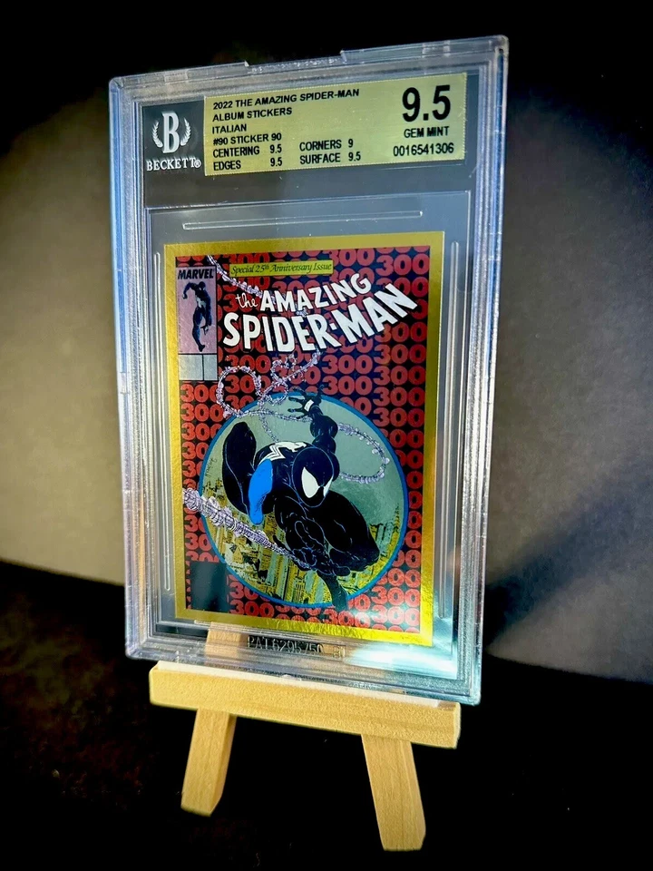 2022 Panini Amazing Spiderman 60th SPIDERMAN #300 25th GOLD #111 BGS 9.5 GEM MCU - Image 3 of 4