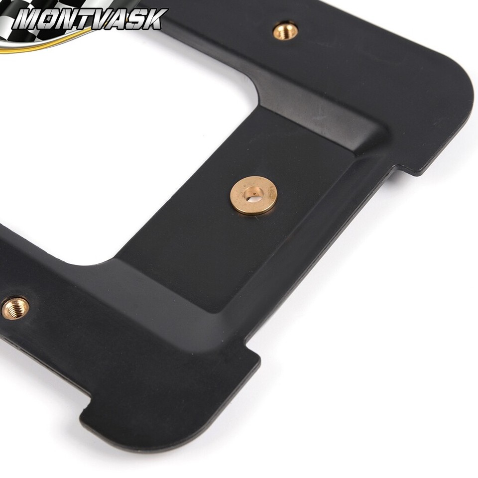 Bmw License Plate Rear License Plate Bracket For BMW - Chrome Mount Frame Holder Base - Direct Fit Chrome Bumper Bracket - Foto 12