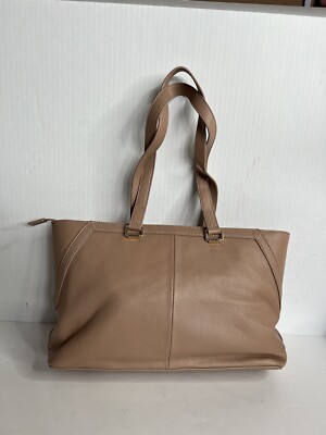 NWT LOVE MOSCHINO Milano Large BORSA Bag - Nat Grain Leather  display picture 1