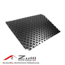 PANNELLO BUGNATO NERO PER IMPIANTO A PAVIMENTO TOP PLUS SPESSORE 1 CM