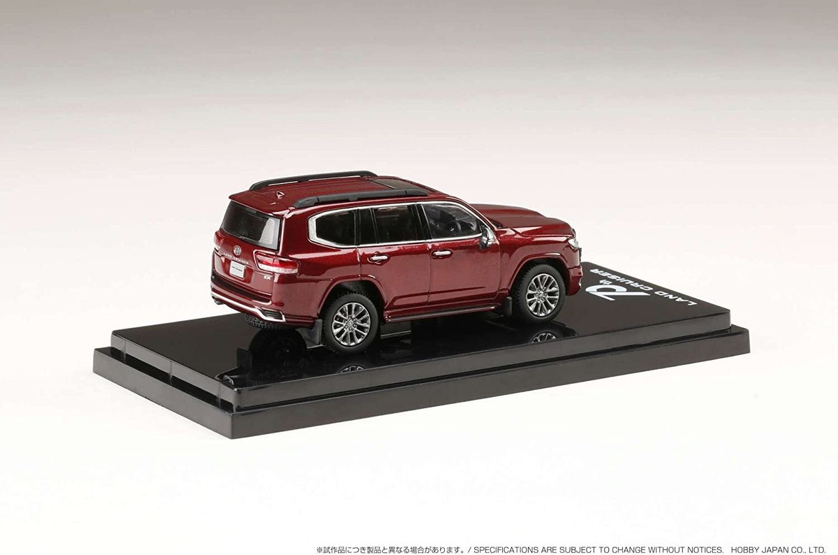 ミニカー y HJ64 1/64 Toyota Land Cruiser (JA300W) ZX Dark Red Mica