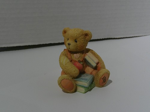 Figura de oso de peluche apreciado Seth días escolares libros de septiembre Apple 914835 - Imagen 3 de 5